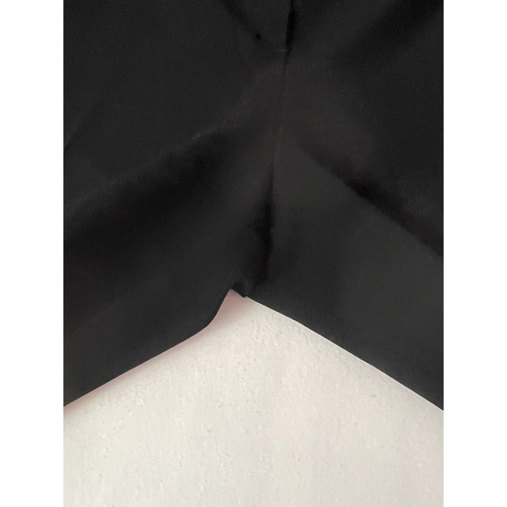 Vintage Apriori Black Wide Leg Dress Pants Womens Mid Rise Sz 14 - Picture 4 of 10